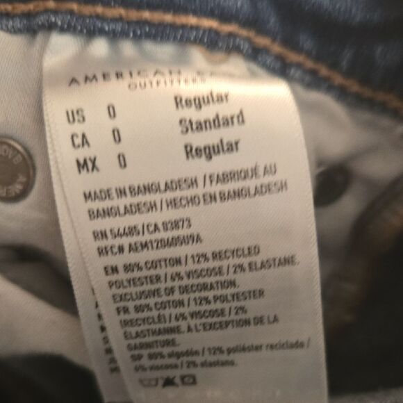 American Eagle Outfitters Light Blue Flare Jeans - Picture 7 of 7